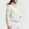 FILA Tennis Classic Minimalist Fashion Casual Sports Tennis Style Versatile Warm Short Goose Down Jacket Women jackets Jade-White A11W543925FWT