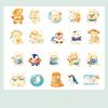 40 pcs/box Good Life Duck Album decorative stickers Self-adhesive stickers for DIY student creative stationery notebook diary