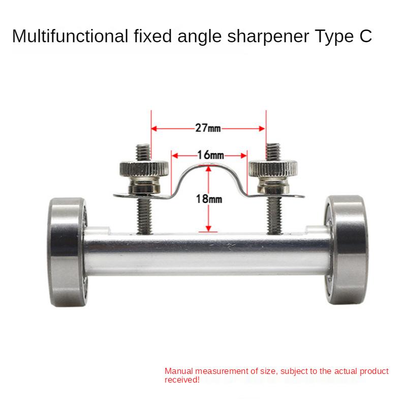 26mm Side Clamping Fixed Angle Honing Guide Tool Stainless For Wood Chisel Blade