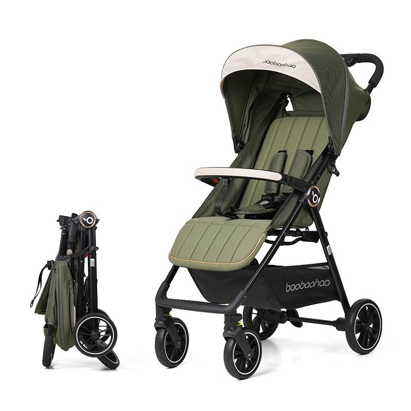 

Карманная коляска Легкая складная можно сидеть и лежать Складная прогулочная коляска для новорожденных 0-6 лет