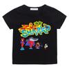 Maglietta con stampa anime Zig e Sharko Cosplay Superman Maglietta divertente Magliette dei cartoni animati preferiti dei bambini Carine Vestiti Y2K per ragazzi e ragazze