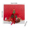 2025 Christmas Advent Calendar Empty Gift Box 24 Days Countdown Printed Santa Claus Collectible Box for Home Kitchen Party Decor