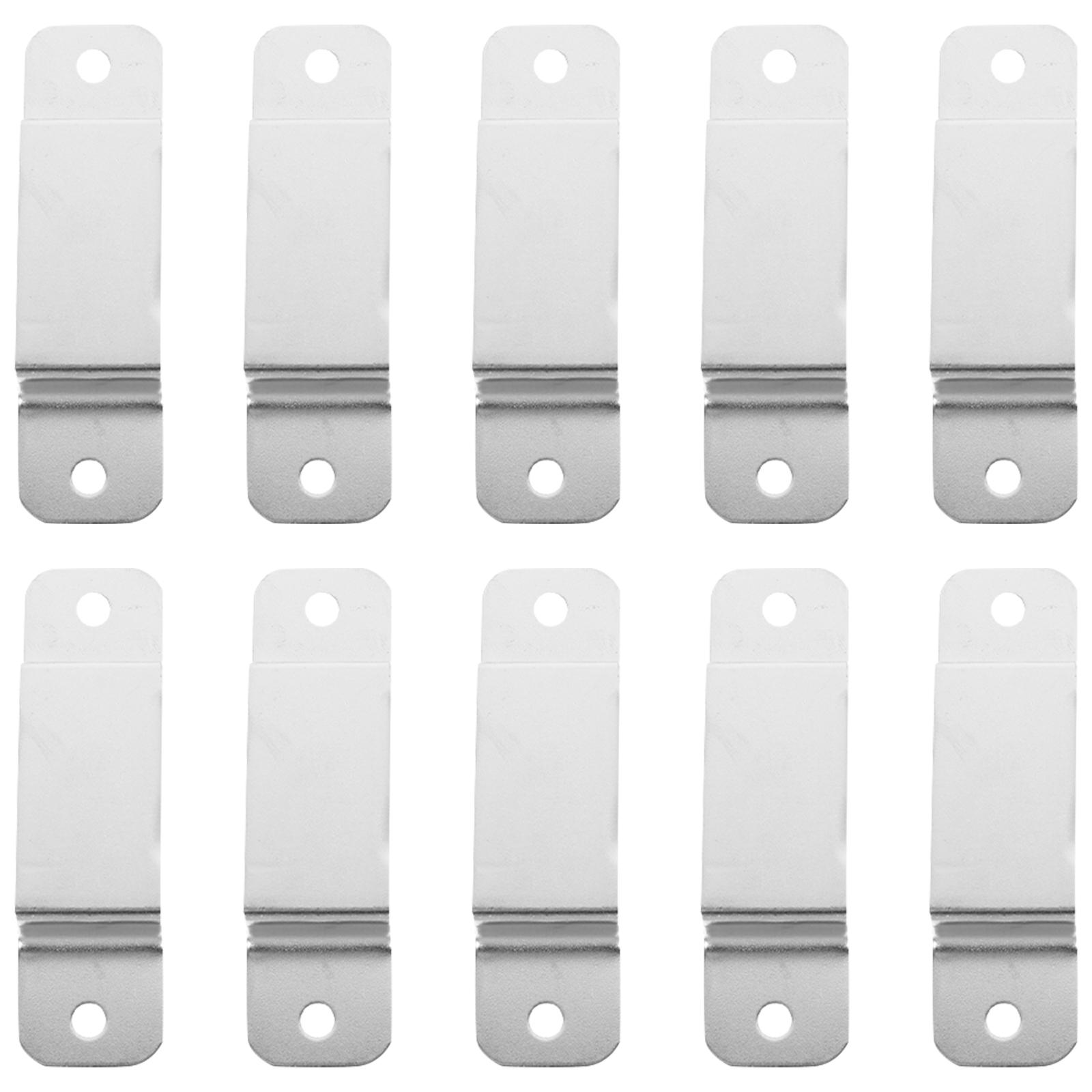 

10 Pcs Compact Metal Tape Measure Holder Convex Clip For Wall Tool Bag Reusable Tape Measure Clip Fastener For Pants Tool Pouch 7.30X2.00X0.90CM серый