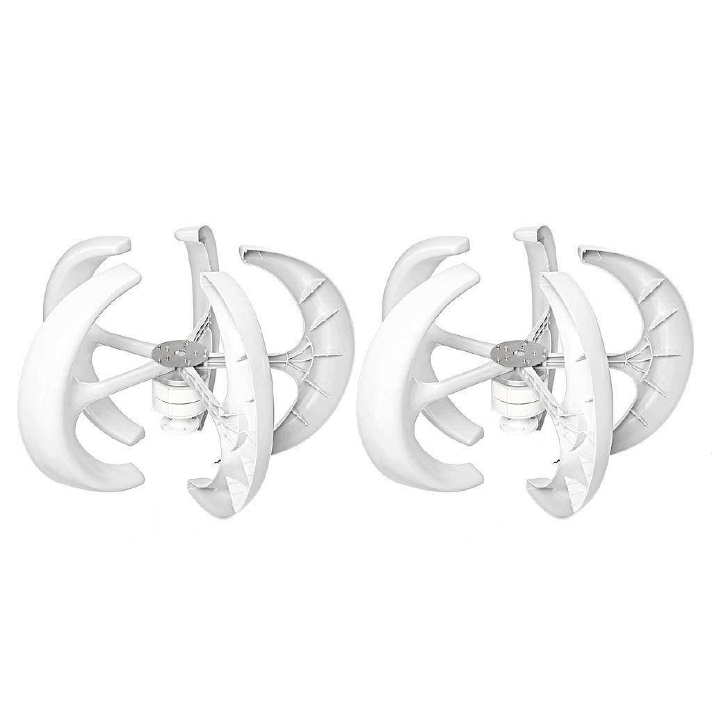 4000W 12V 24V  Lantern Vertical Axis Wind Turbines Generator 5 Blades Motor Kit for Home Hybrid Streetlight