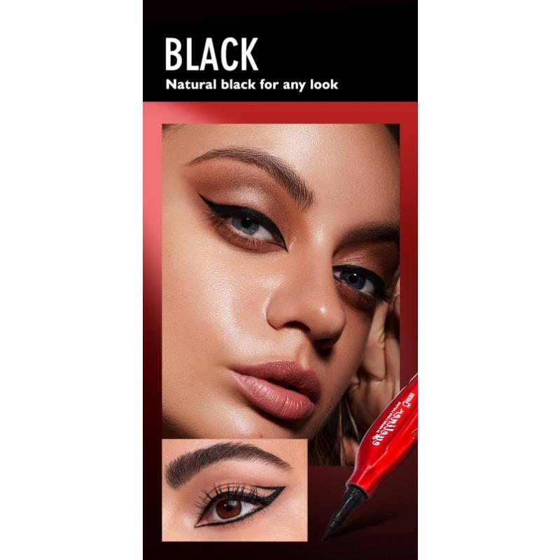 Qianxiu Fine Tip Black Liquid Eyeliner Smooth Long Lasting Smudge Proof
