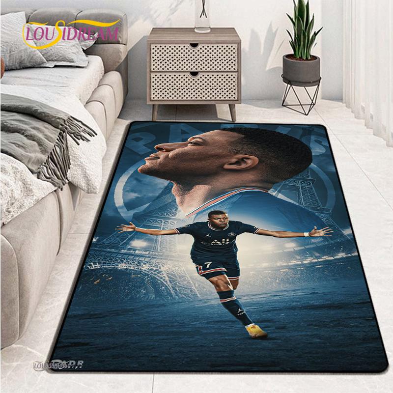 Kober s fotbalovým vzorem Kuchyňská rohožka Rohožka ke dveřím Dekorace podlahy v ložnici Koberec do obývacího pokoje Koupelna Dětský protiskluzový koberec Alfombra