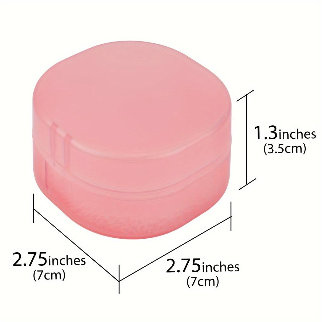 4-teiliges Reise-Seifendosen-Set Tragbare Seifenschale mit Schwammbehälter Runde Kunststoff-Seifendose mit Deckel 4 Farben