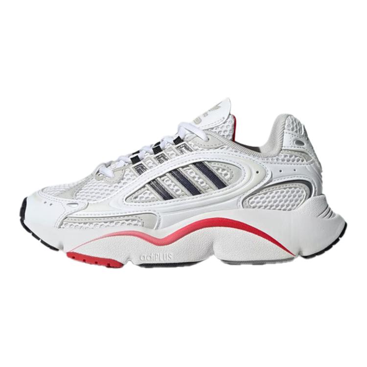 Adidas Originals Ozmillen Comfortable Versatile Non-Slip Wear-Resistant Low-Top Casual Shoes Kids Sneaker White IG4269