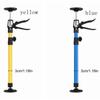 Yellow Telescopic Support Rod Steel Quick Support Pole Tile Height Adjuster Lifter  Renovation