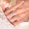 Adjustable Designed Beautifully Pearl Ring For Women With Modern Geometric Style