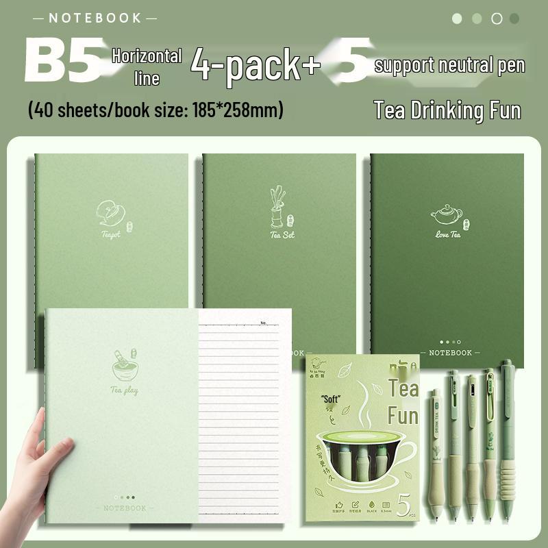 Gradient Color Soft Cover Notebook, Large 16K for Middle & High School Students.