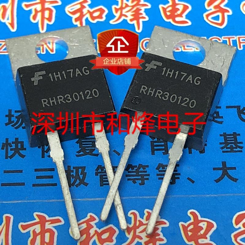 

5pcs RHR30120 New import TO-220 1200V 30A Fast recovery diode High power rectifier R30120 білий