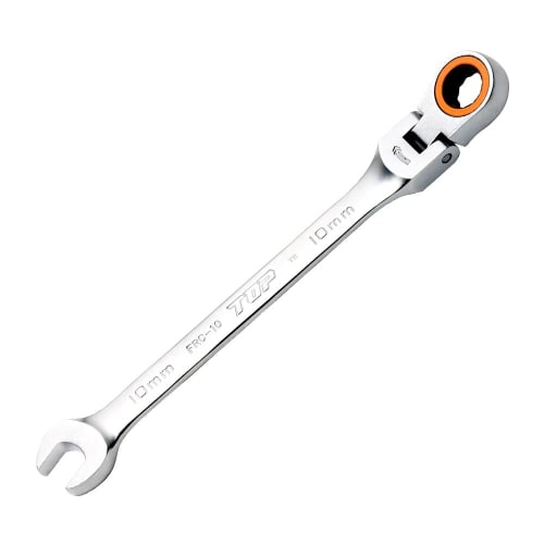 

TOP Swivel Ratchet Combination, 10mm Diameter, 180 Swivel Angle, 5 Feed Angle, Gear Wrench FRC-10