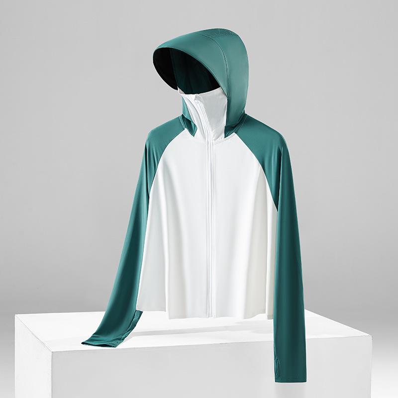 Ice Silk Anti-UV Sun Protection Shawl for Women - Black Brim