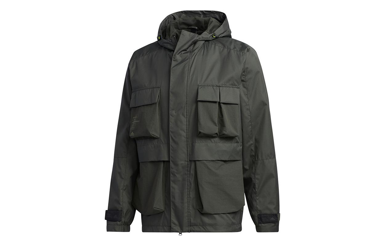 Adidas Jacket Men s Dark Earthy Brown GF4013 XL
