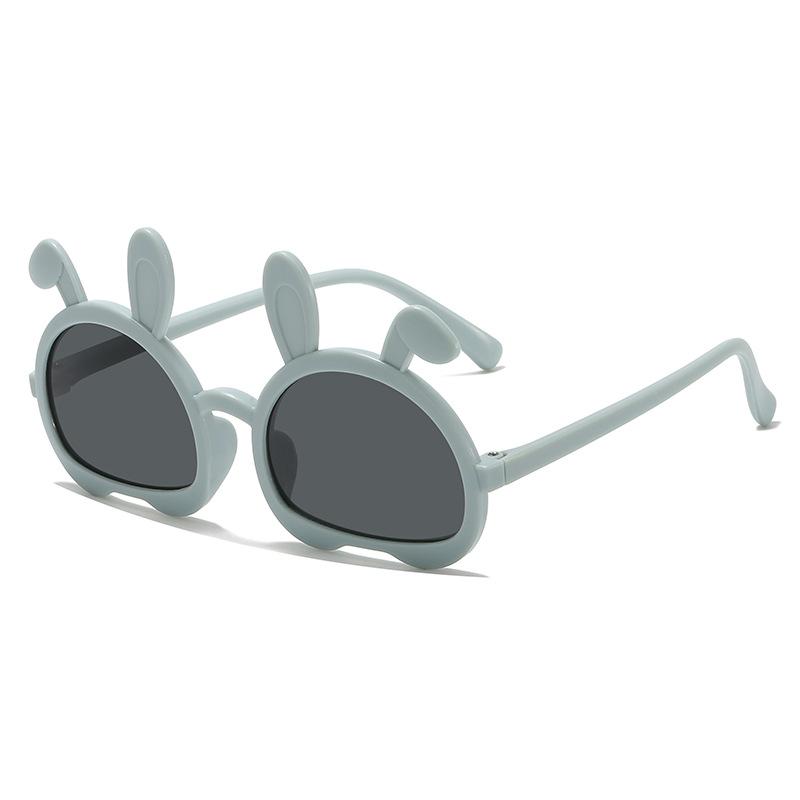New Fashion Bunny Children's Sunglasses Cute Baby Men's and Women's Cartoon Sunglasses Street Shooting Dance Glasses