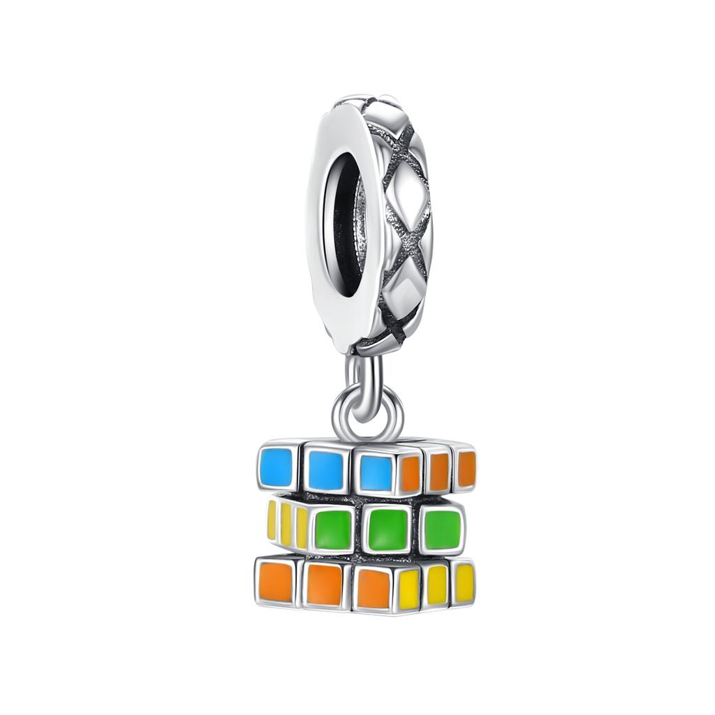 Original Colorful Pendant Chakra Rainbow Charm Fit Bracelet Diy For Women Elegant Bead Pride Month Love Mother'Day Gifts