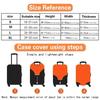 Luggage Cover Suitcase Cover Stretch Luggage Protector Baggage Dust Case Covers Suitable18-32Inch Suitcase Case Travel Organizer