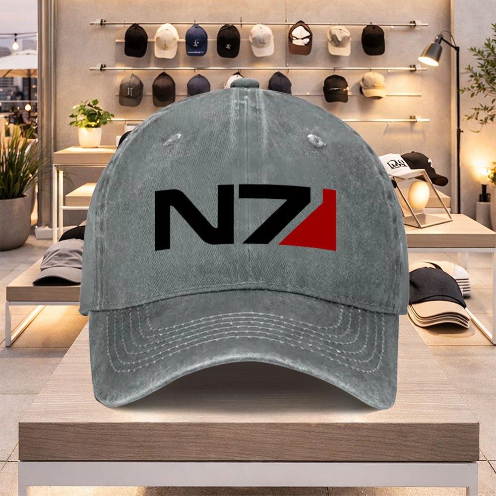 N Logo Baseball Cap for Unisex and Women Lightweight Adjustable Spring Summer Hat