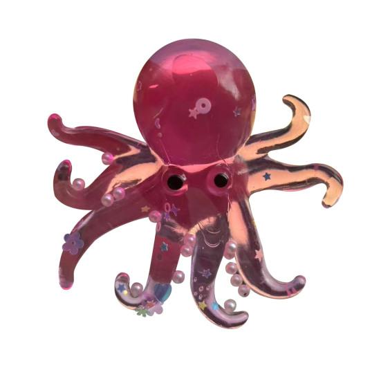 Transparent Stress Relief Toy Slow Rising Decompression Bubble Robot Bunny Octopus Squeeze Toy