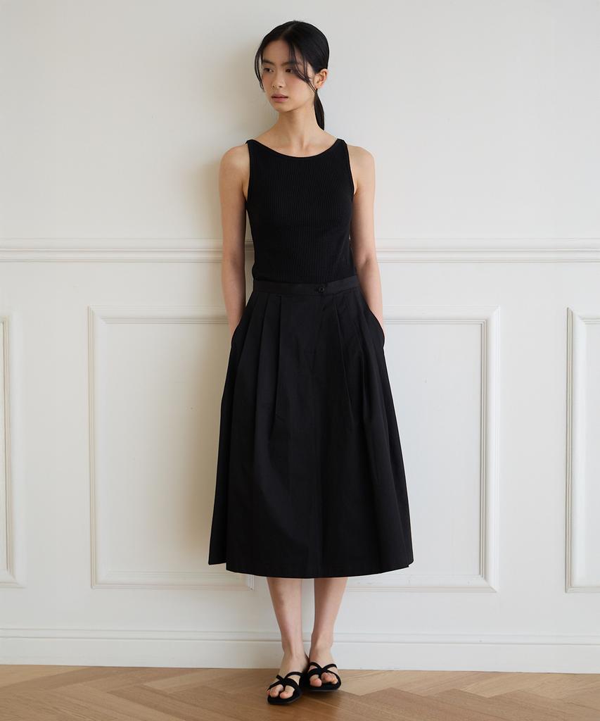 Oeoseoul Ale Pleated Skirt [2 Colors]