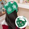 Hair Scarf Knitted for Christmas Creative Snowflake Headband Birthday Gift