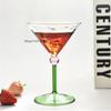Creative Small Fresh Color Wave Dot Red Wine Glass Home Tall Cocktail Champagne Cup Vintage Ice Cream Dessert Cup