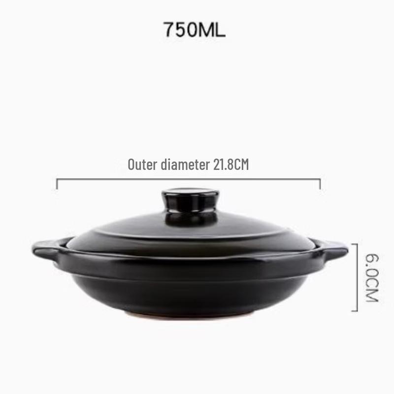 PuPan Ceramic Heat-Resistant Casserole Pot