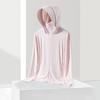 UPF50+ Summer 2024 Ice Silk Hooded Sun Protection Clothing for Couples - Cool, Breathable, Anti-UV for Men & Women
