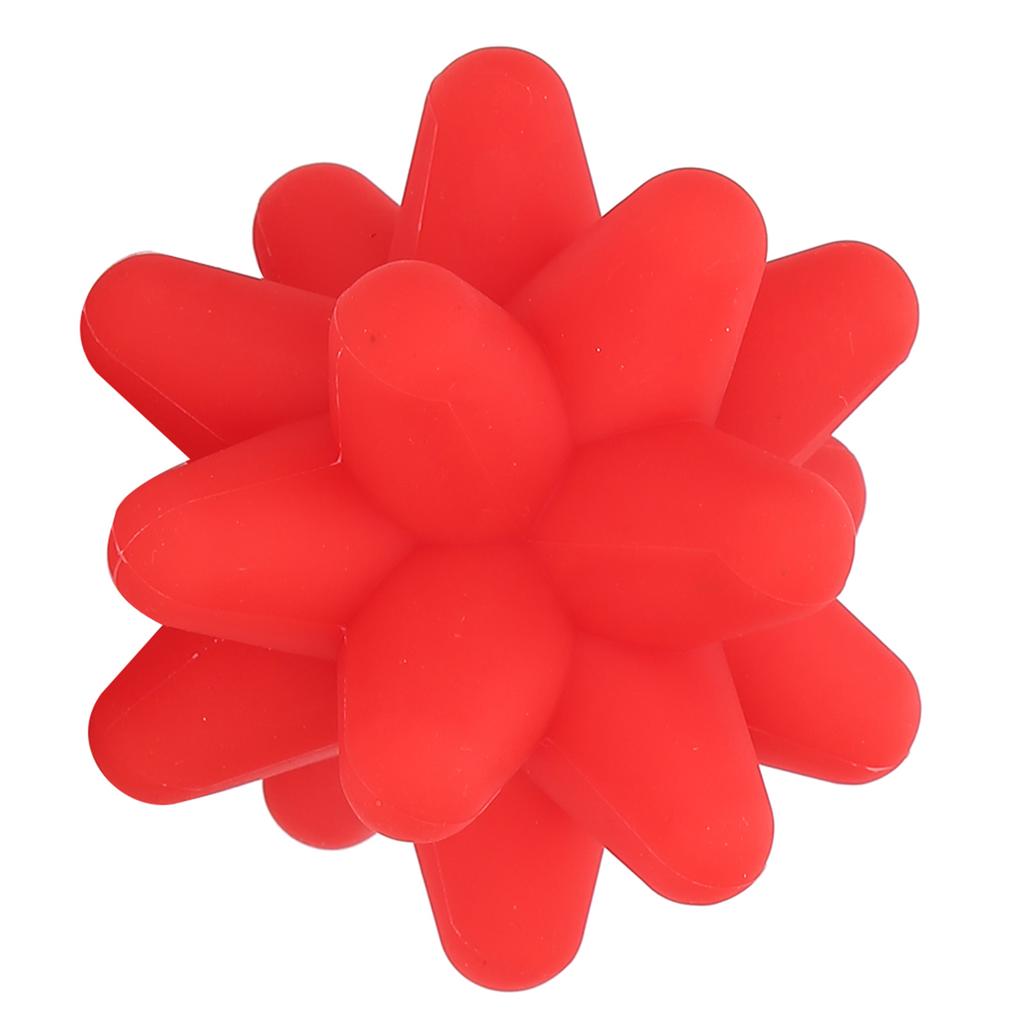 2 Colors Acupoint Massage Ball Muscle Release Deep Tissue Massage Silicone Fitness BallRed