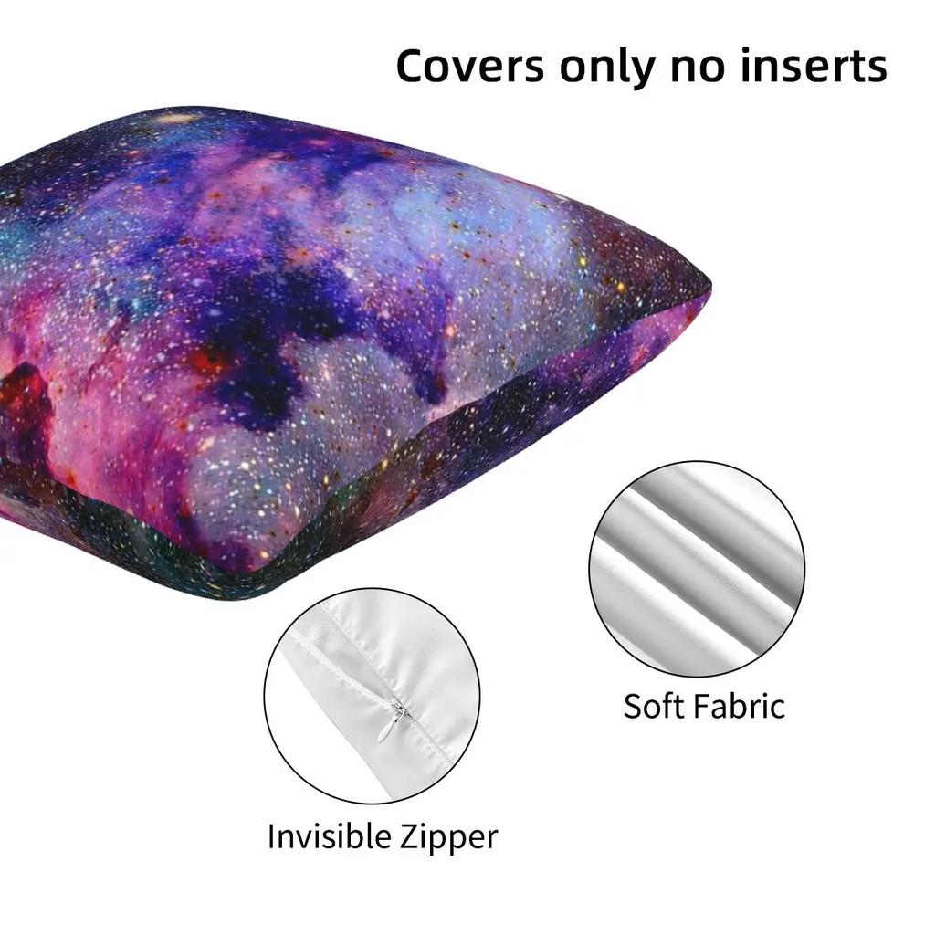 Planet Earth 2 Pcs Square Pillowcase Pillow Cover Cushion Zip Decorative Comfort Throw Pillow For Home Car