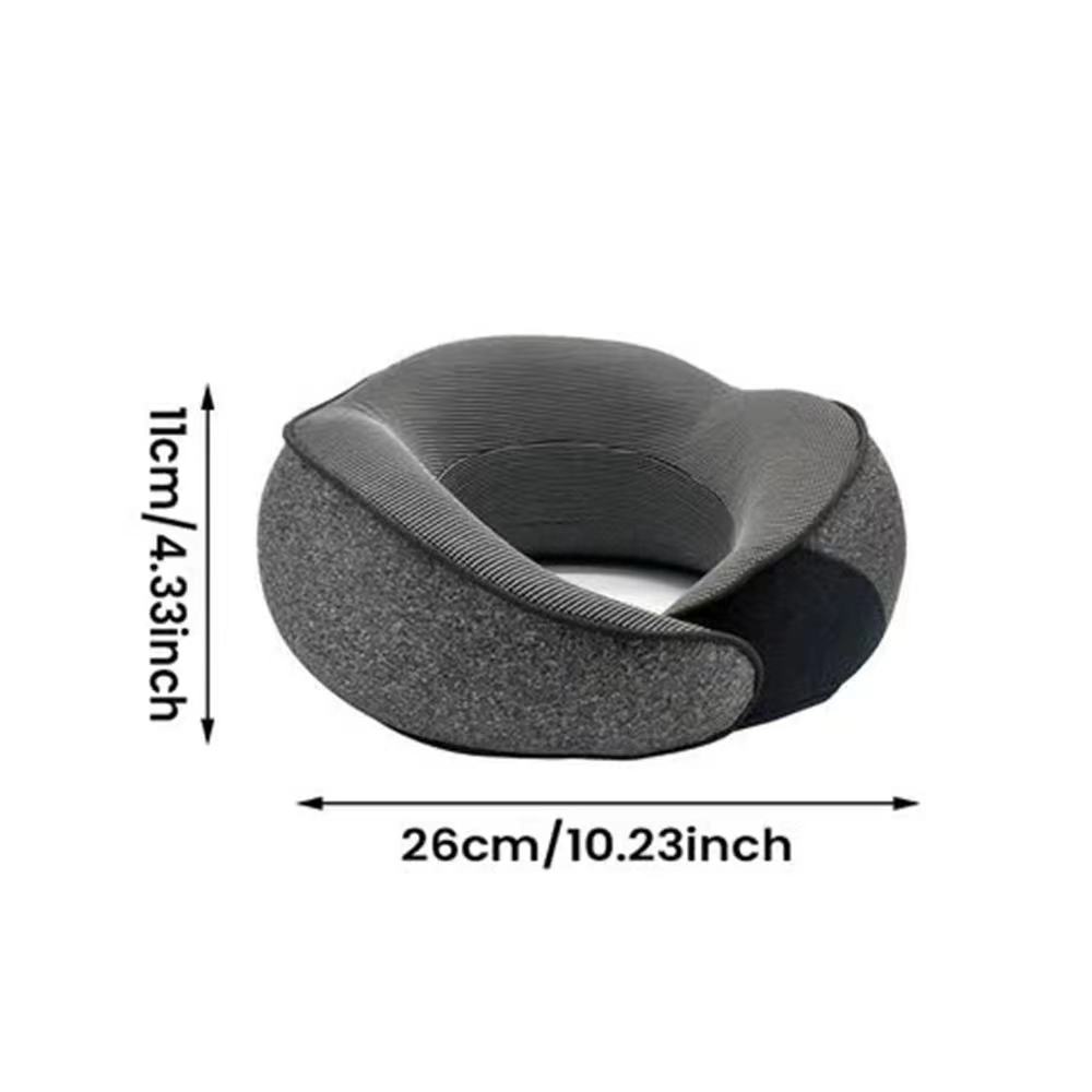 Memory Foam Nekkussen Cervicale Wervel Reis Draagbaar Middagpauze Vliegtuig U Type Kussen Slaap Kampeerkussen Draagtas