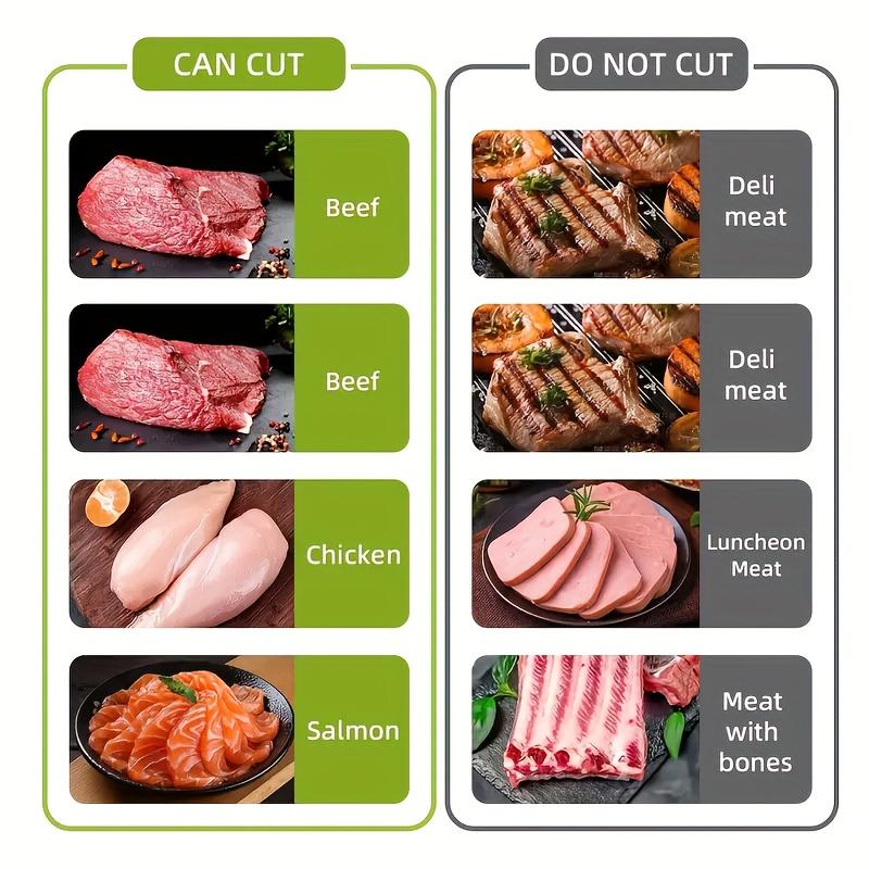 Manual Meat Slicer Set with Ergonomic Handle , Lever Mechanism , Heavy Duty ABS Food-Safe , Like Performance, No Battery/Electricity Required