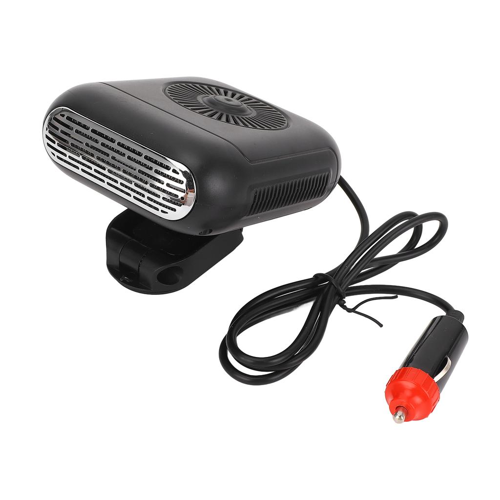 Car Heater Portable Electric Quiet Vehicle Small Space Thermostat 12V 360 Degree Adjustable 2 Level Temperature 12V Car Heater