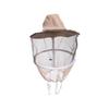 Breathable Beekeeping Cowboy Hat with Face Net and Sun Protection