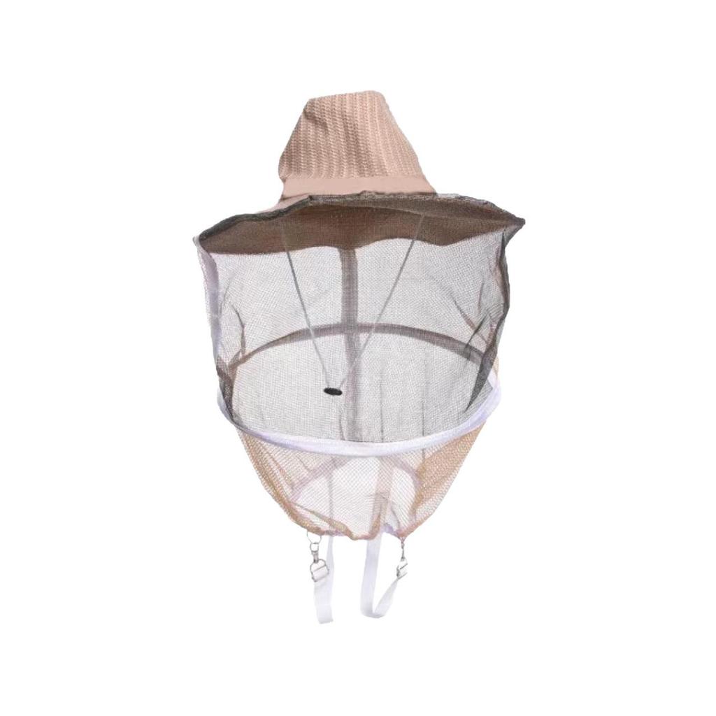 Breathable Beekeeping Cowboy Hat with Face Net and Sun Protection