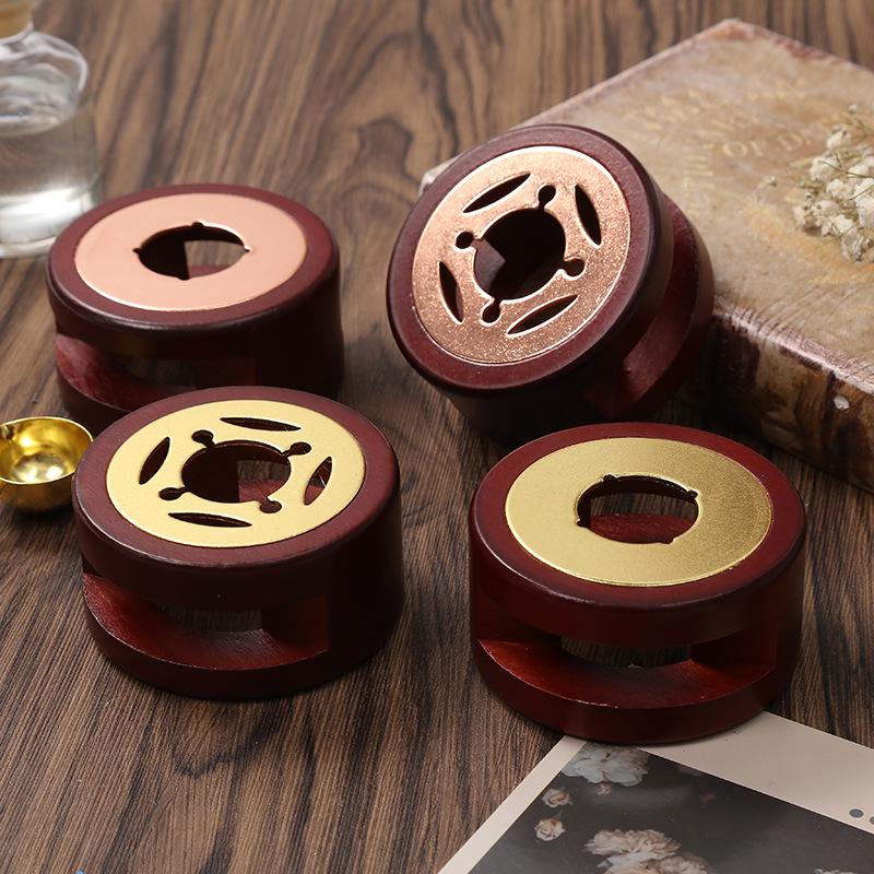 Retro Solid Wood Sealing Wax Burner Sealing Wax Melting Pot Wax Seal Holder Spoon Wax Heater Furnace Stove DIY Craft Supplies