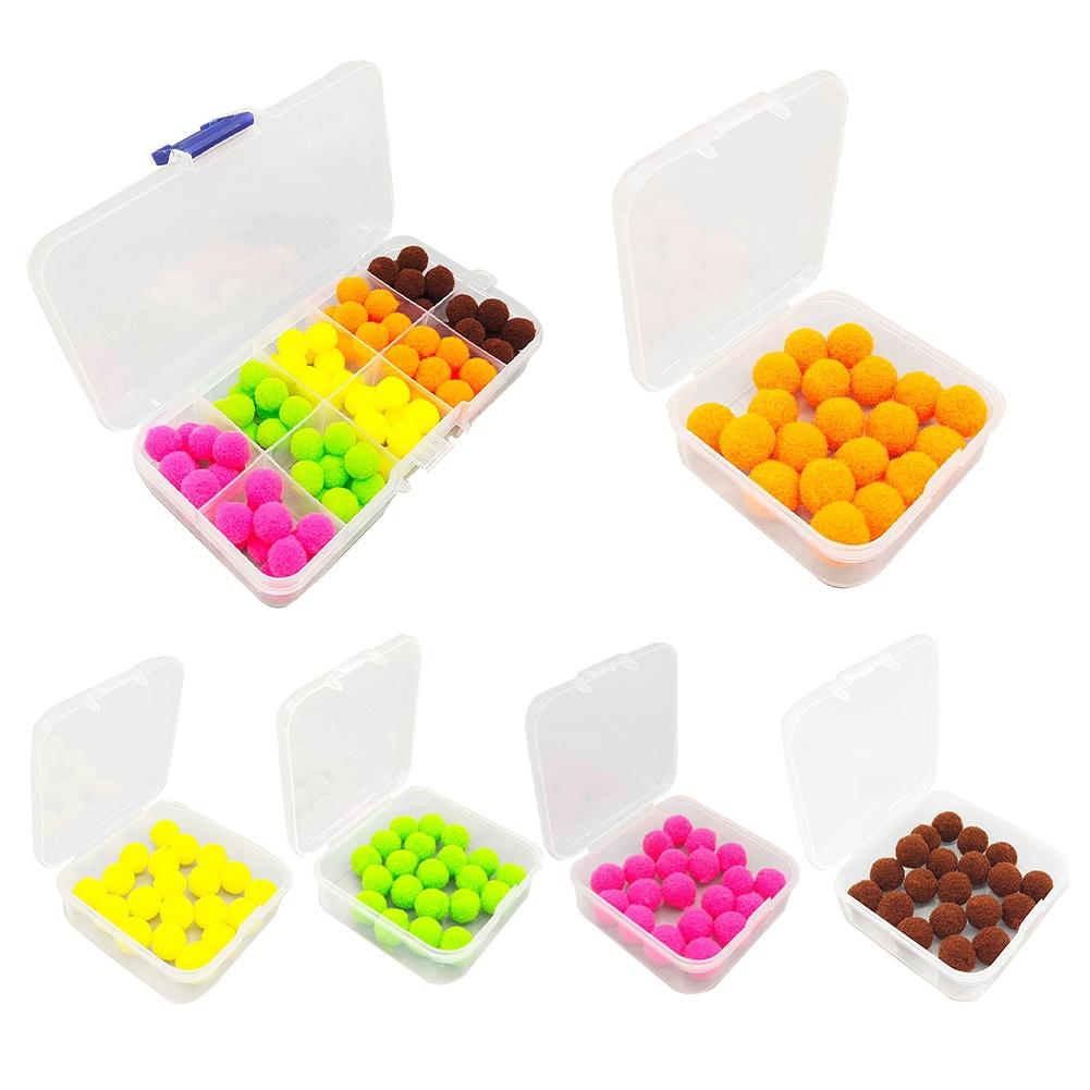 20/100 ks Rybářská nástraha Jasné barvy Mušky Nástraha Žlutá/Oranžová/Zelená/Růžově červená