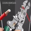 Wire Stripper Foldable Cable Cutter Stripper Pliers Multi-Function Electrician Hand Tool For Wires Cutting Crimping Winding