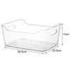 Plastic Fridge Storage Box Handles Closet Organizer Convenient Countertop Organizers Shelf  Kitchen