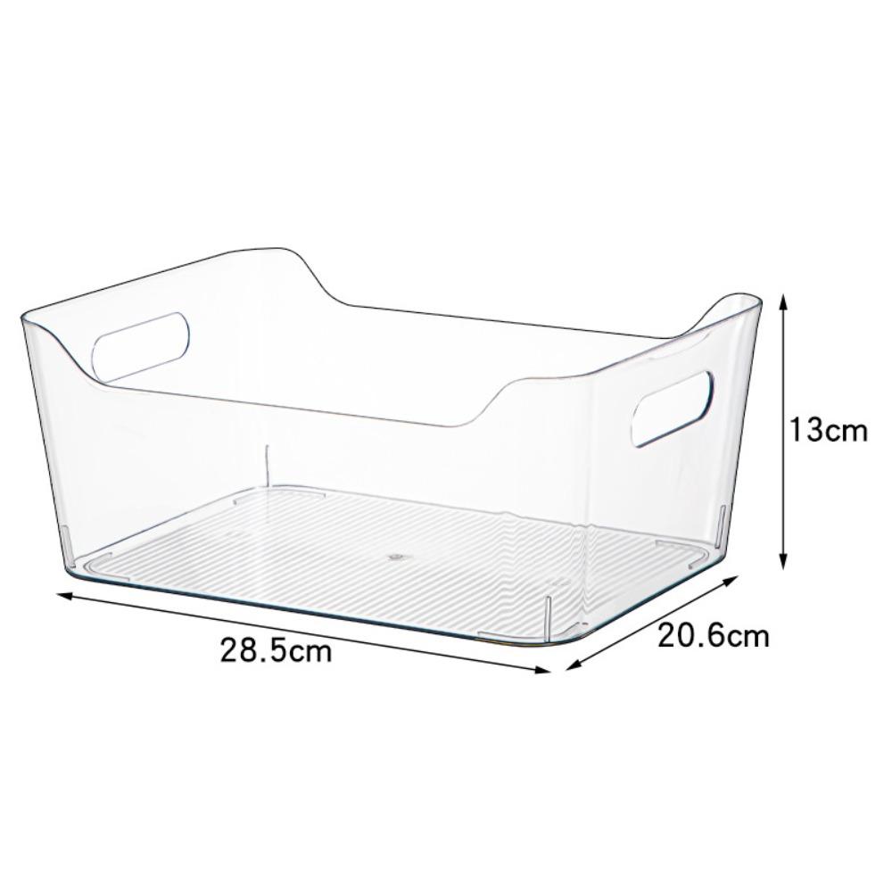 Plastic Fridge Storage Box Handles Closet Organizer Convenient Countertop Organizers Shelf  Kitchen