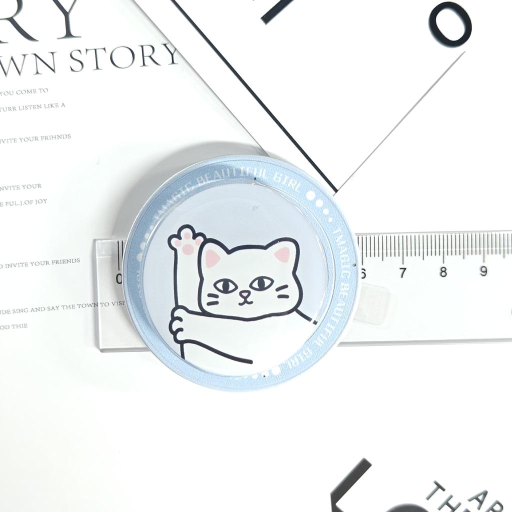 INS Cute Cartoon Magnetic Stand Detachable Handheld Rotating Stretchable Desktop Support Phone for Girls