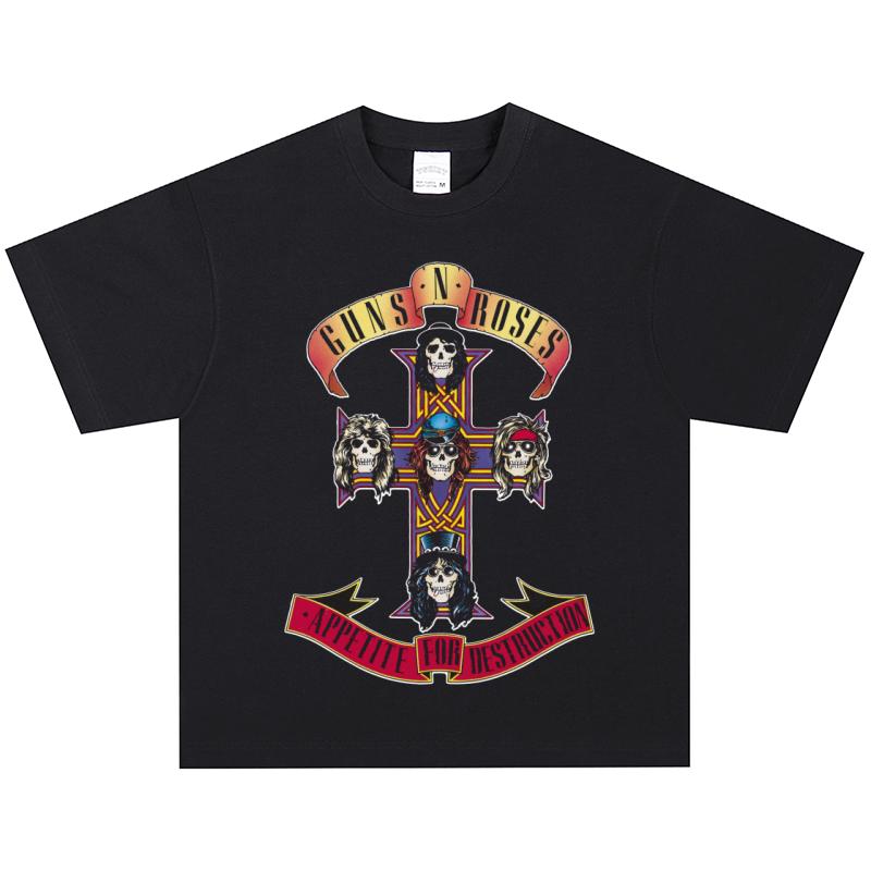 Футболка Guns N Roses, Мягкая ткань, Повседневная S