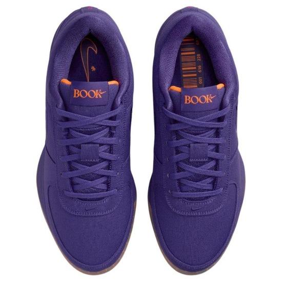 New Nike Book 1 Anti Slip Wear Resistant Low Top Basketball Shoes Unisex Purple HJ5355-500