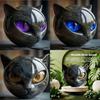 Creative Stone Patterned Cat Resin Ornaments For Party Decor And Giftgiving