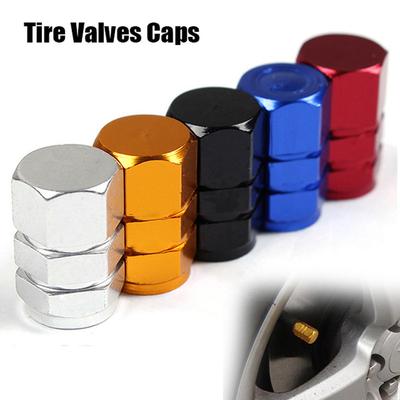 Car Tire Valves Caps Universal Air Caps Cover Aluminum Alloy Tire Valves Stem Caps for Cars SUVs Trucks Motorcycles Bicycles