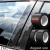 3/10cm Nano Carbon Fiber Car Adhesive Tapes Paste Strip Auto Door Sill Side Mirror Anti Scratch Stickers Protection Film