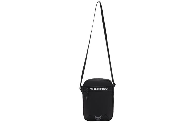 Li Ning Fabric Shoulder Bag, Crossbody Bag Unisex Black ABDS785-1000
