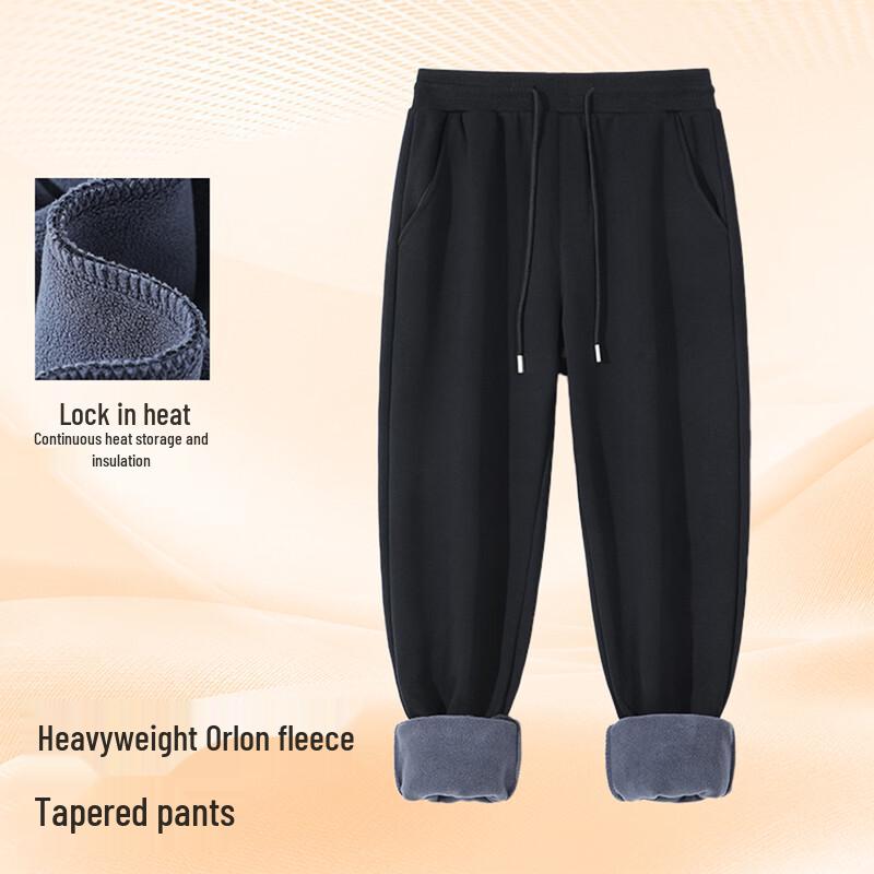 Warrior Herren Verdickte Veloursfleece Jogginghose