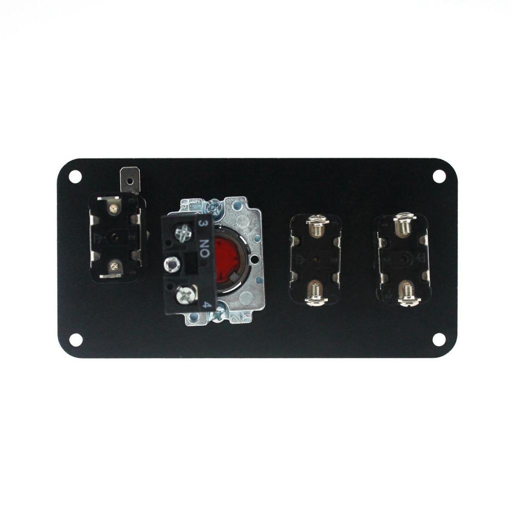 Racing Car LED Ignition Switch Panel Engine Start Button 12V Aluminum